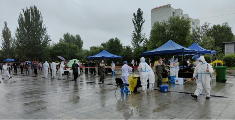 筑牢疫情防控安全防線&mdash;&mdash;物產北川物流園區(qū)開展核酸檢測
