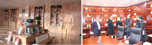 省委常委、省總工會主席馬吉孝同志來我司為全國職工書屋示范點(diǎn)揭牌